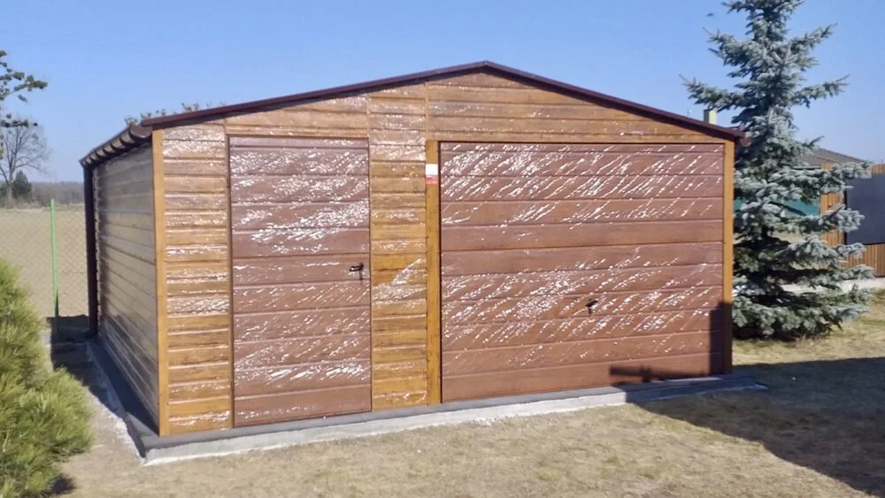 Garaż blaszany Premium dwuspadowy 5x5 - obrazek 2