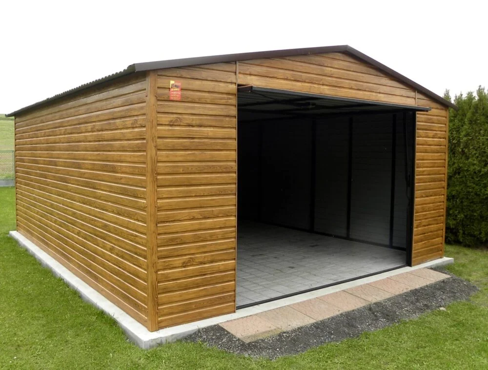 Garaż blaszany Premium dwuspadowy 4×6 - obrazek 2