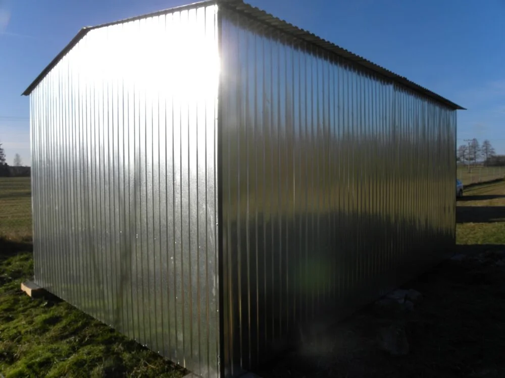 Hala magazynowa z blachy trapezowej 5x8 - obrazek 3