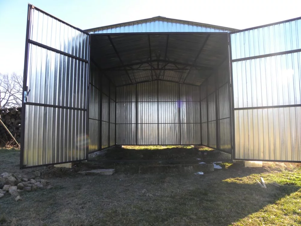 Hala magazynowa z blachy trapezowej 5x8 - obrazek 2