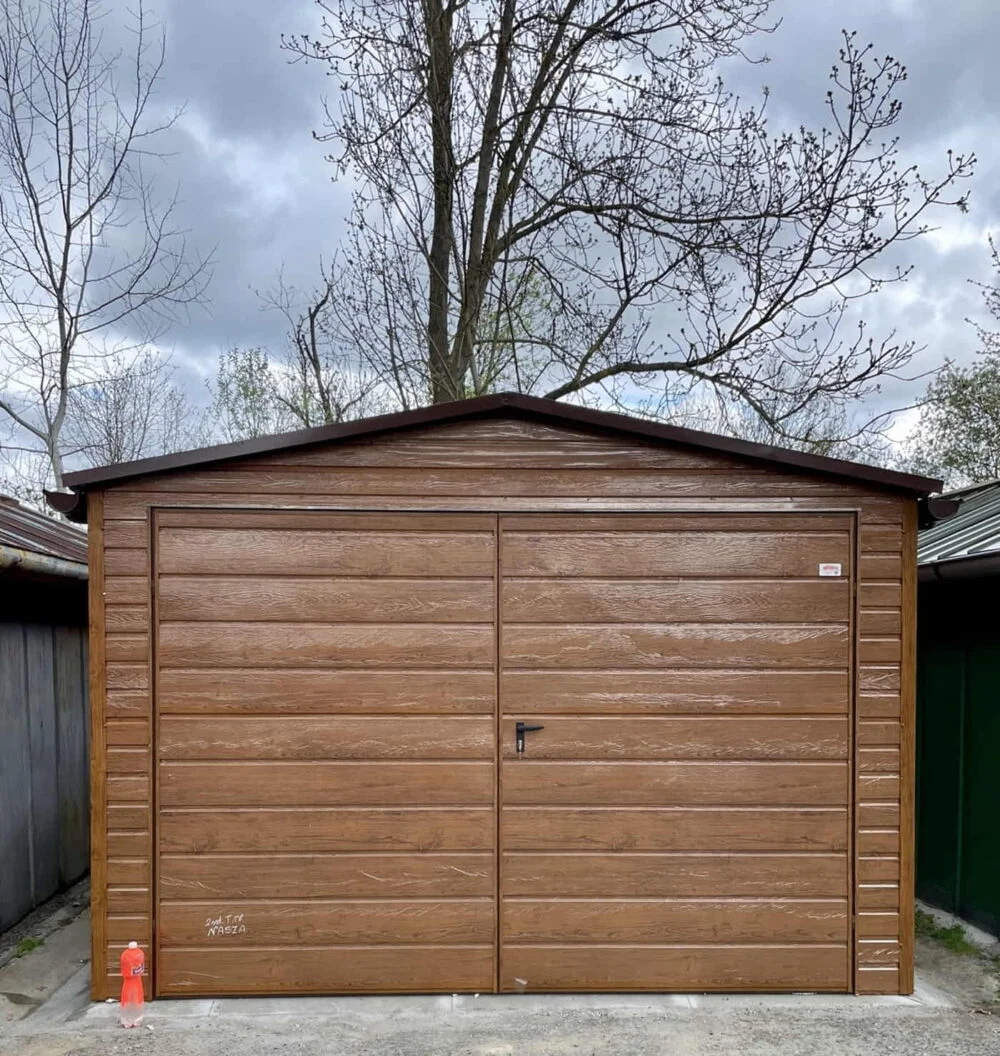 Garaż blaszany Premium dwuspadowy 4x5 - obrazek 2