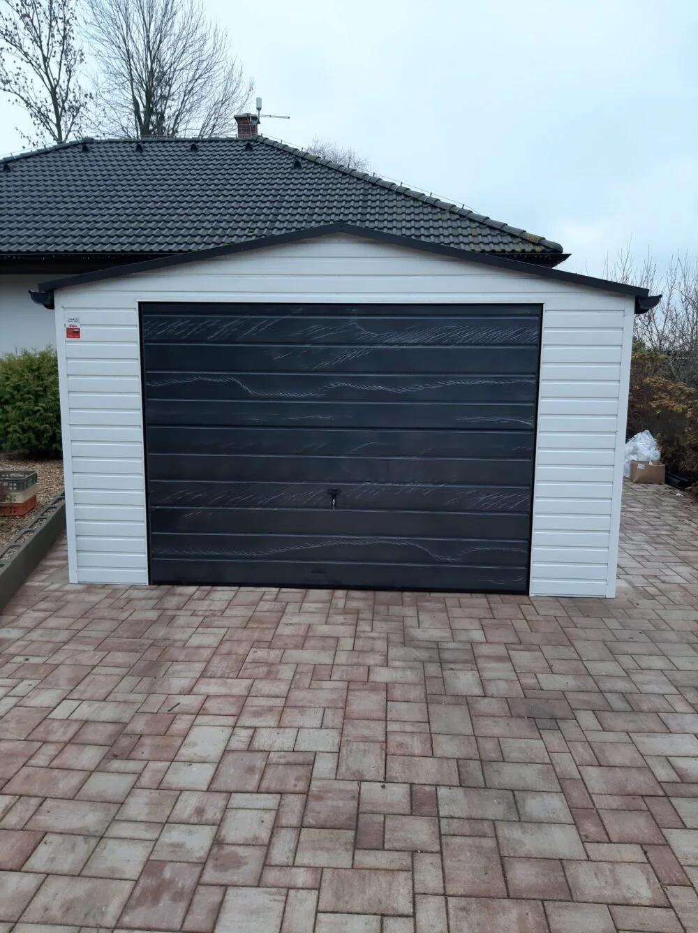 Garaż blaszany Premium dwuspadowy 4x6 - obrazek 3