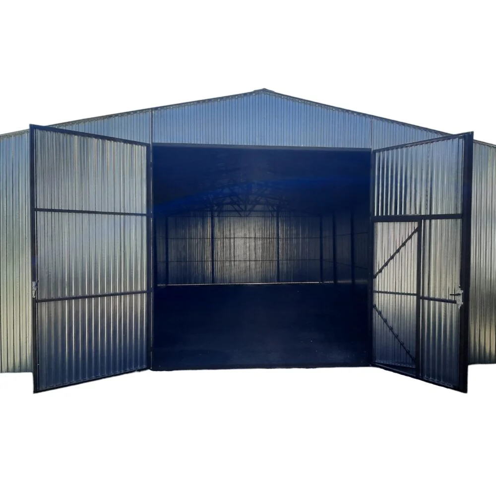 Hala magazynowa z blachy trapezowej 9x15 brama 3x3 - obrazek 3