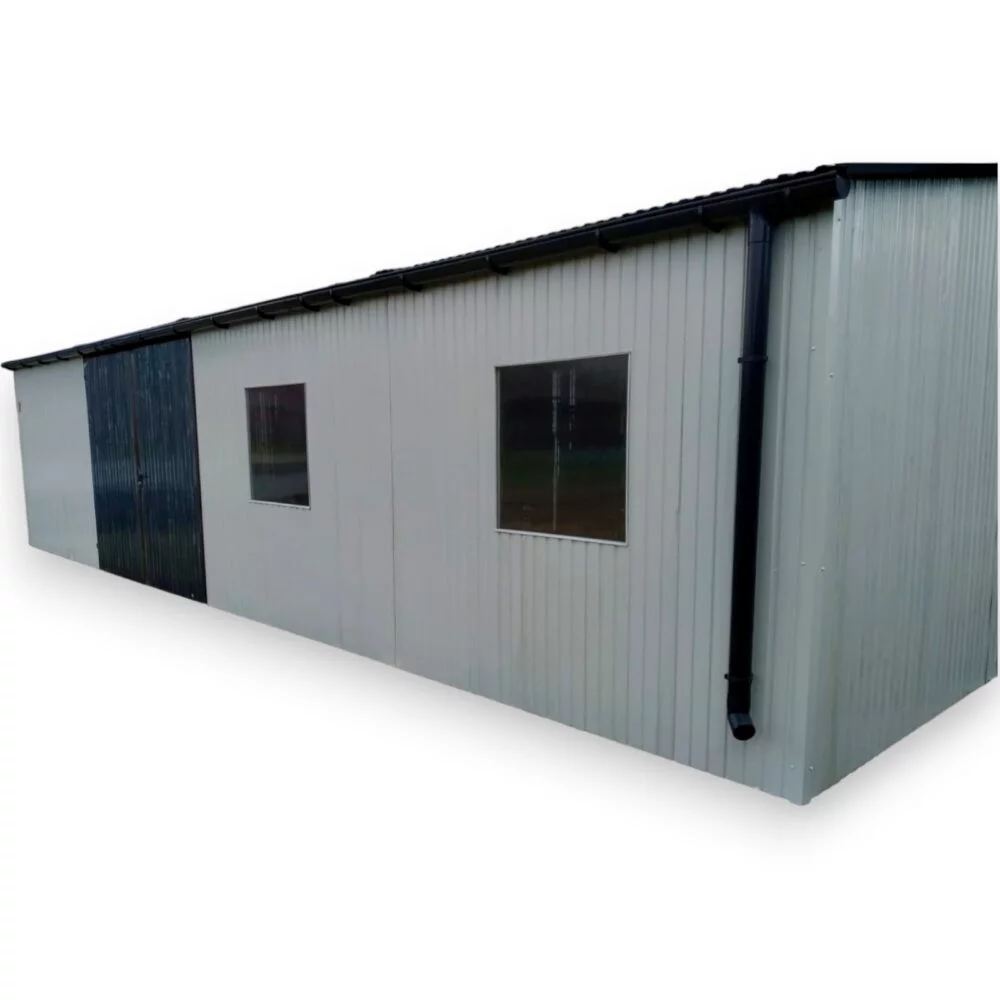 Hala magazynowa 12x6 z blachy trapezowej brama 280 cm - obrazek 2