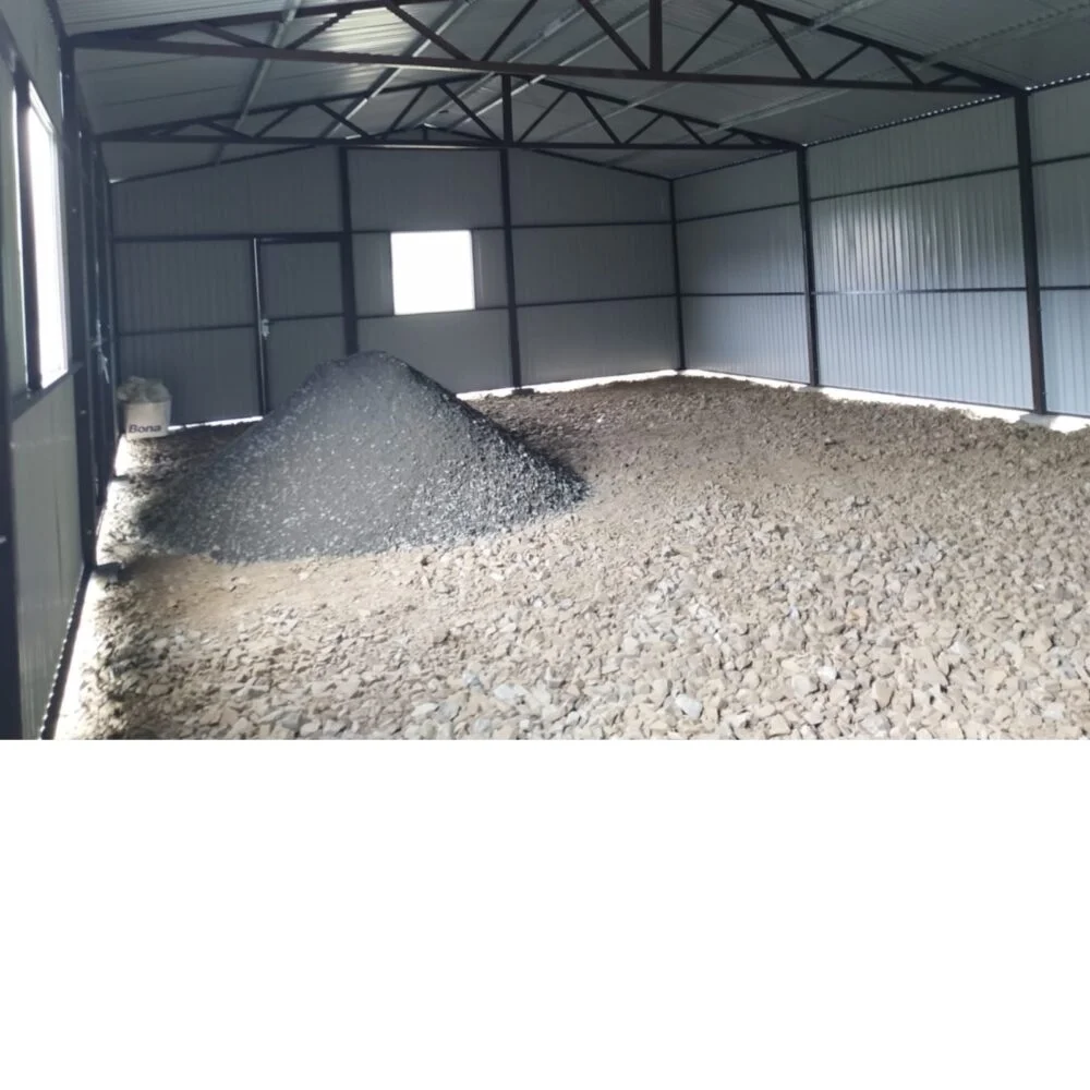 Hala magazynowa 12x6 z blachy trapezowej brama 280 cm - obrazek 3
