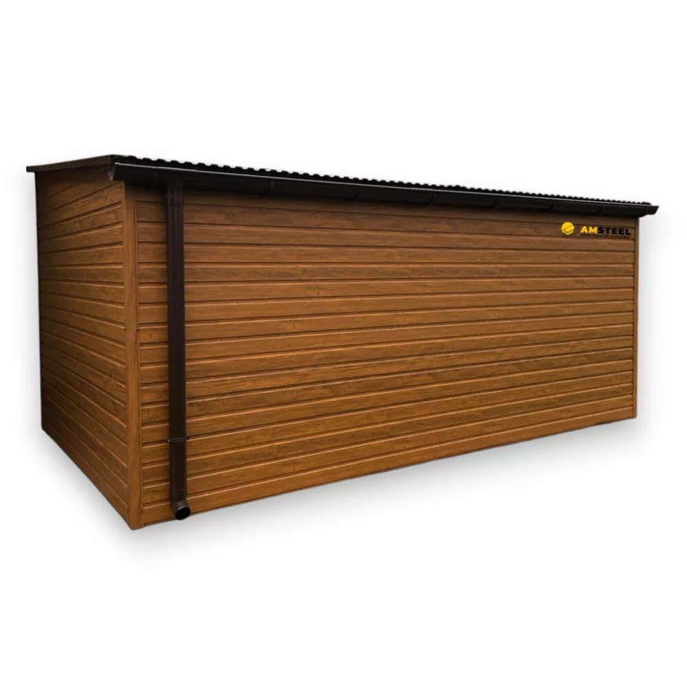 Garaż blaszany Premium 3x5m spad na lewo - obrazek 2
