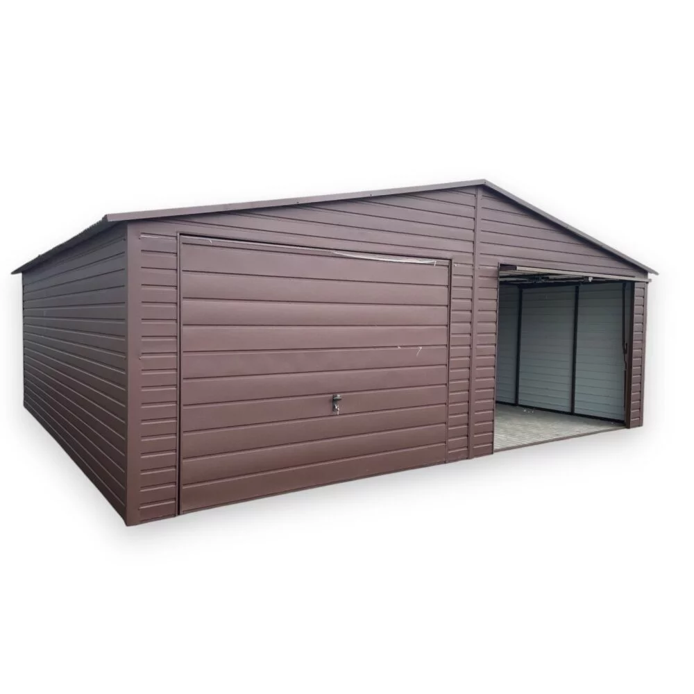 Garaż blaszany Premium dwuspadowy 6x5 - obrazek 4