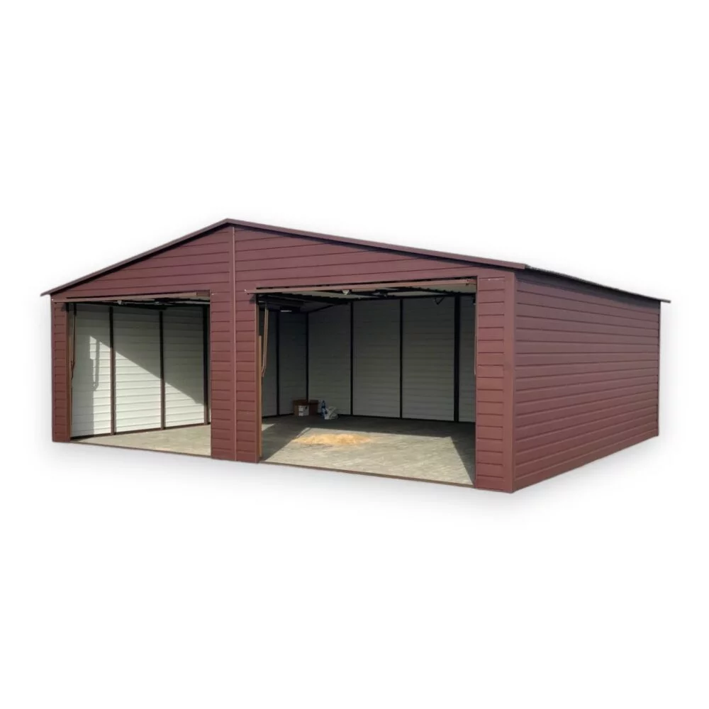 Garaż blaszany Premium dwuspadowy 6x5 - obrazek 3