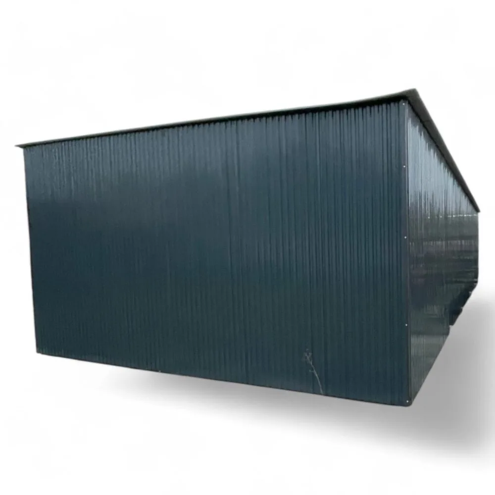 Wiata garażowa z blachy trapezowej 15x7 wysokość 3m - obrazek 4