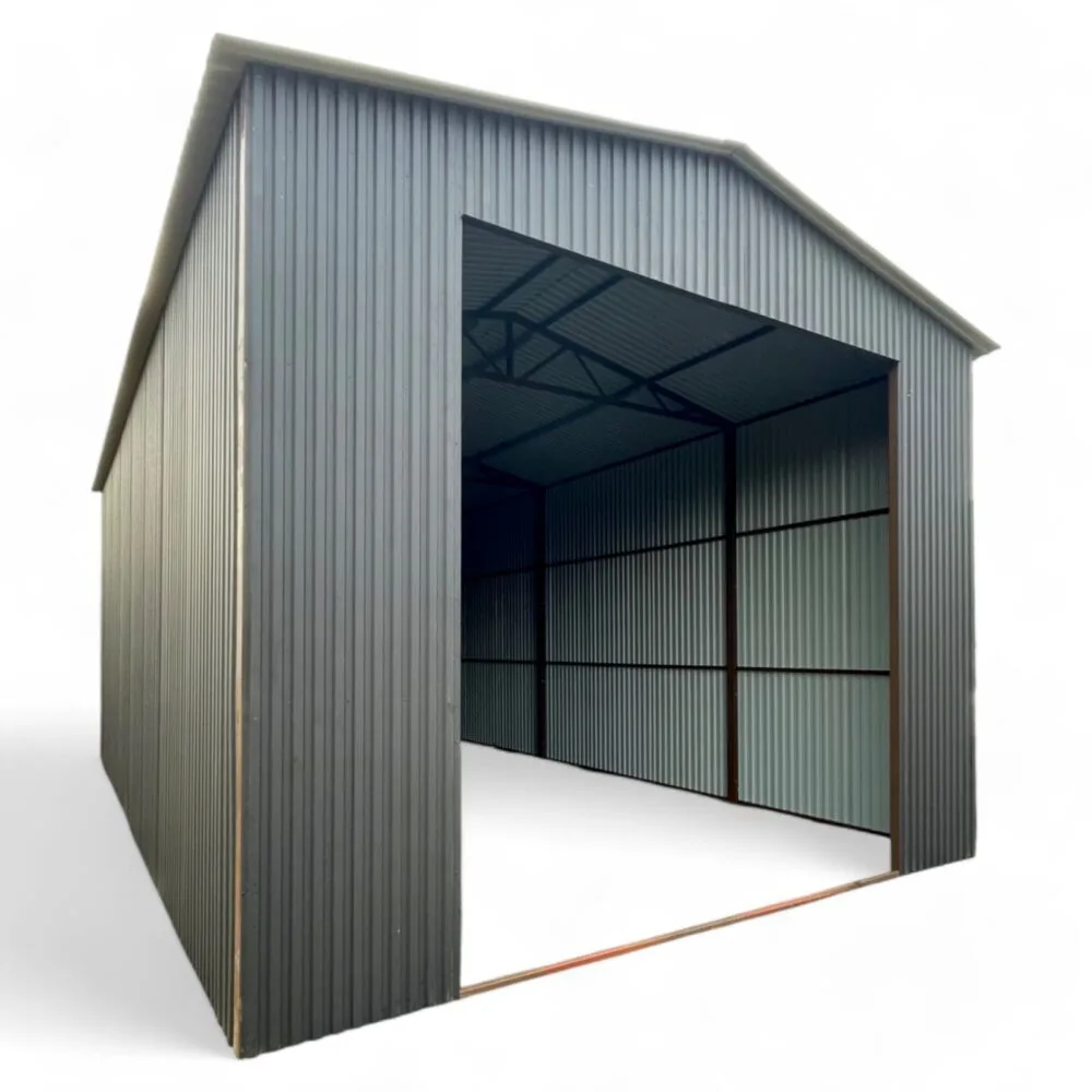 Hala magazynowa z blachy trapezowej 5x12 dach dwuspadowy - obrazek 2