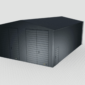 Garaż blaszany Premium 8x12 dwuspadowy