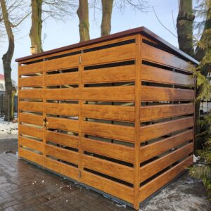 Wiata śmietnikowa 3x2 m
